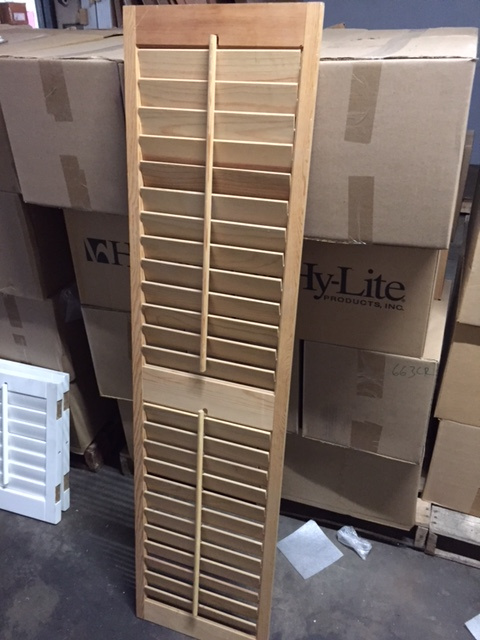 SHUTTERS (15" X 60") - UNFINISHED